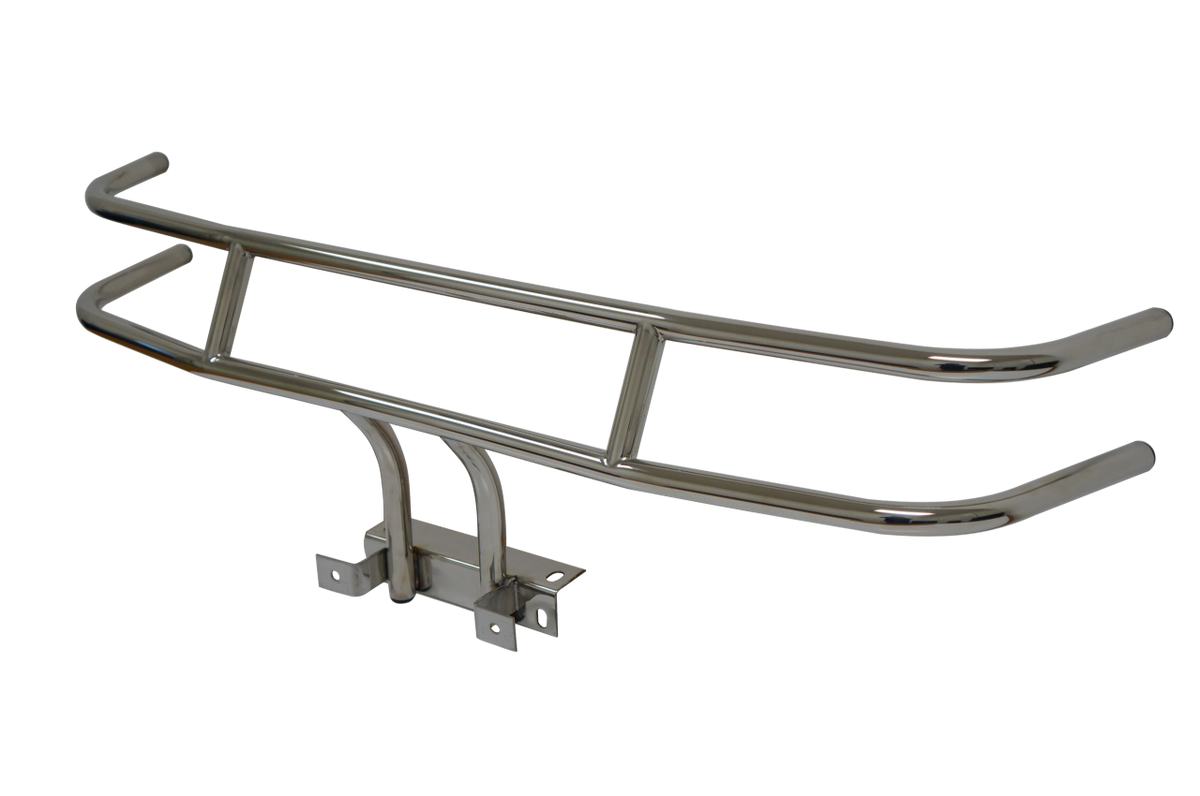 POLISHED STAINLESS STEEL BRUSH GUARD FOR CLUB CAR DS